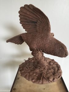 Lost-wax bronze casting process