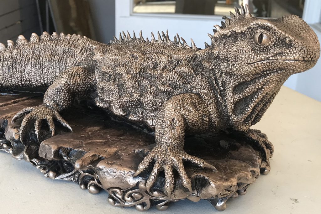 Sculpted Metals Blog Bronze Tuatara