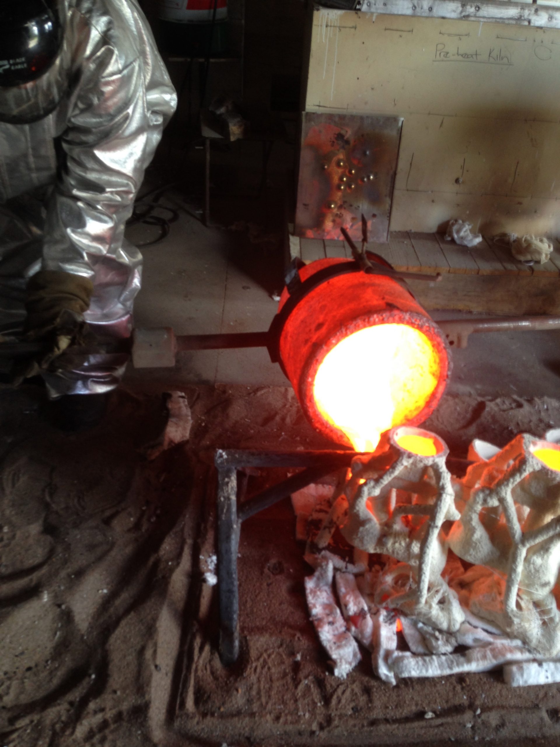 Foundry Casting Processes - Foundry - Sculpted Metals Art Gallery NZ