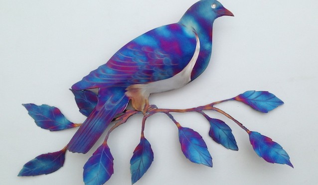 Stainless steel NZ Wood Pigeon