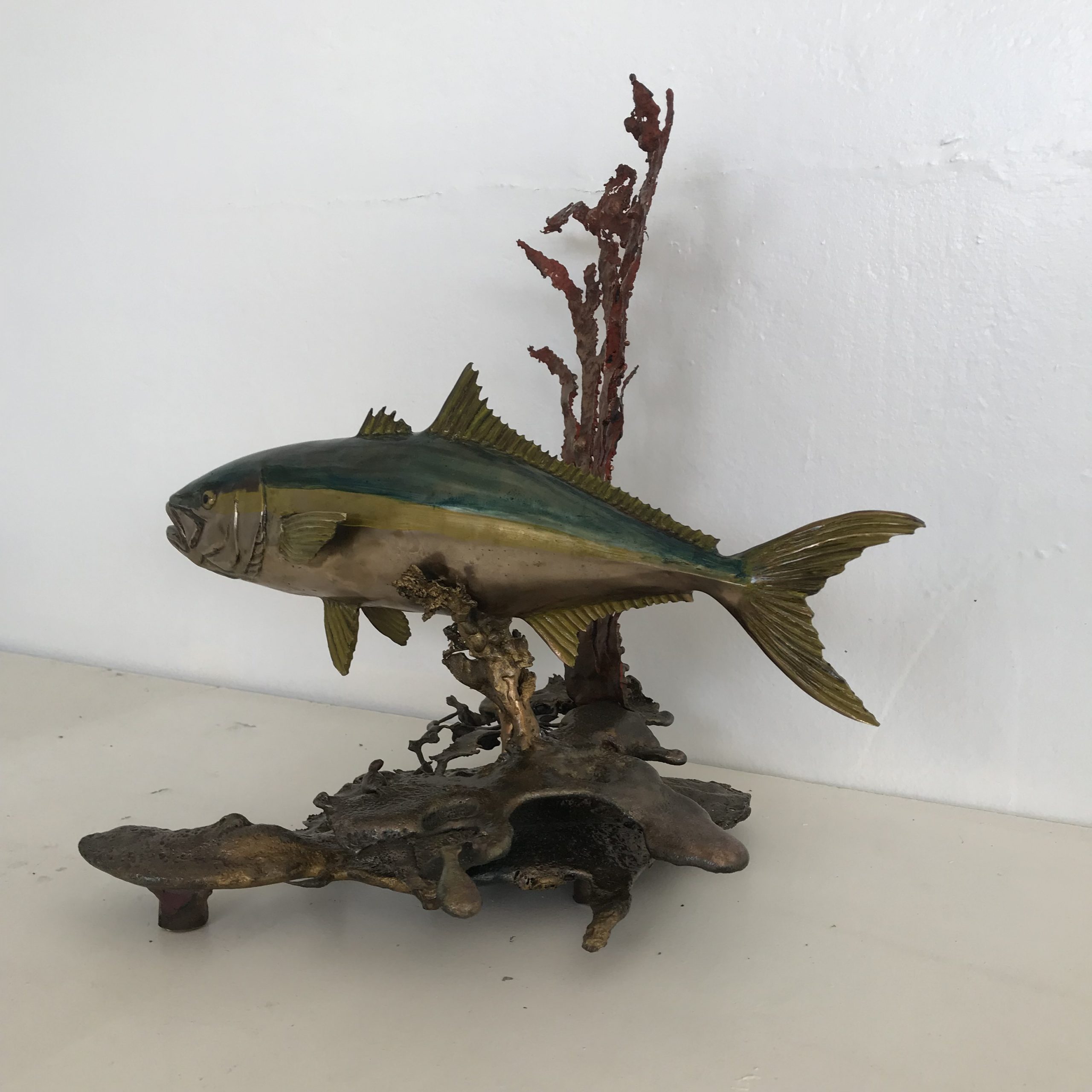 Bronze NZ Kingfish - Sculpted Metals Art Gallery - Bronze Art