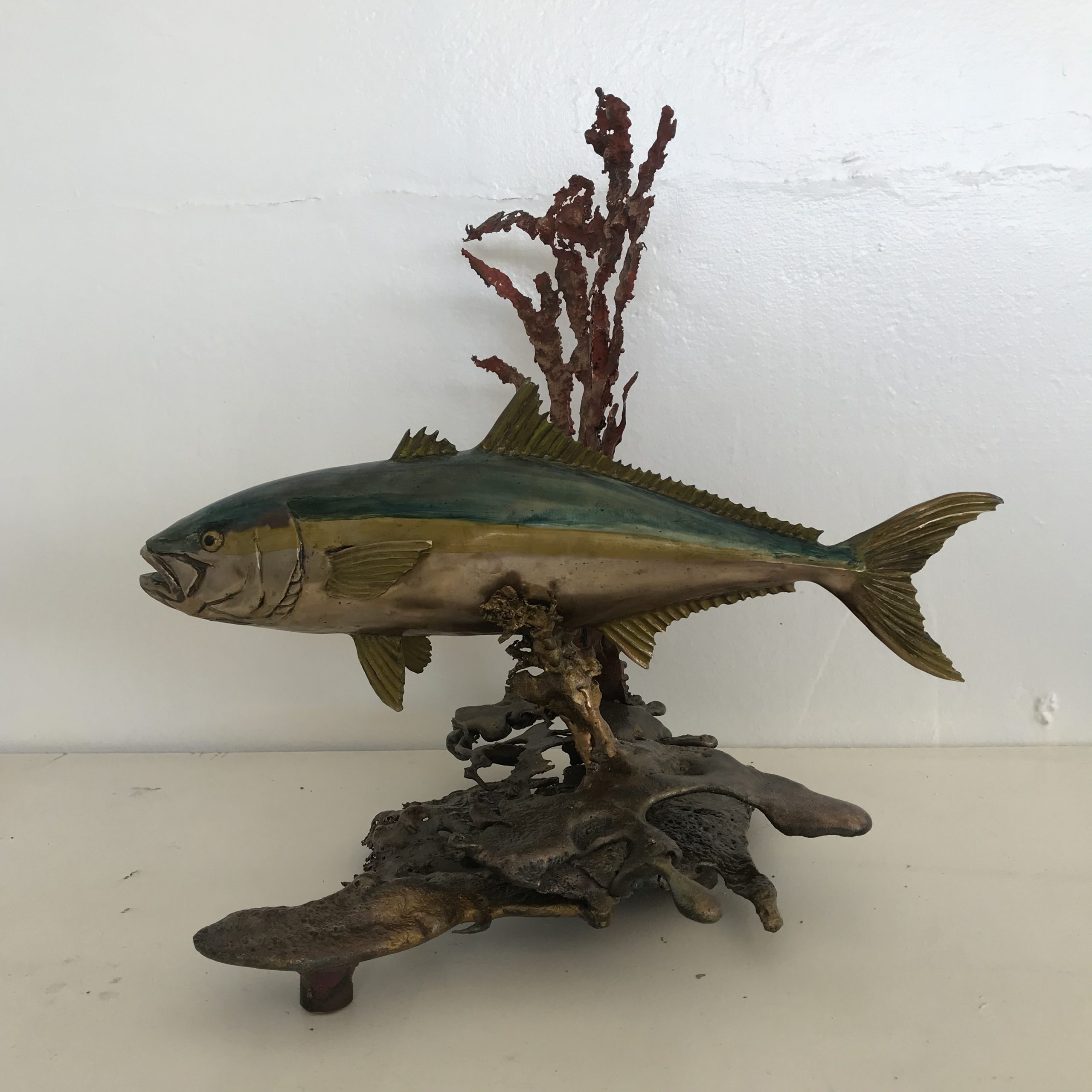 Bronze NZ Kingfish - Sculpted Metals Art Gallery - Bronze Art