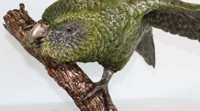 Bronze New Zealand Kakapo
